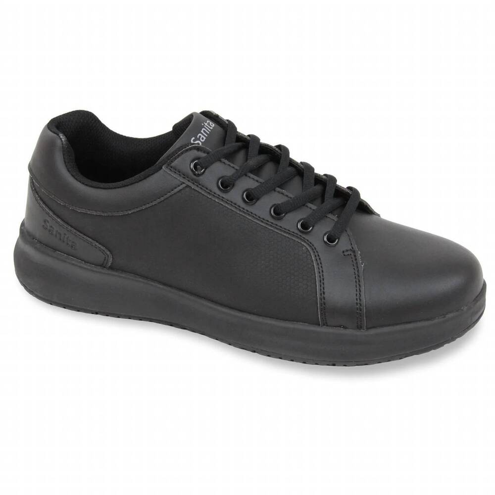 NEW SANITA unisex convex sneaker in black